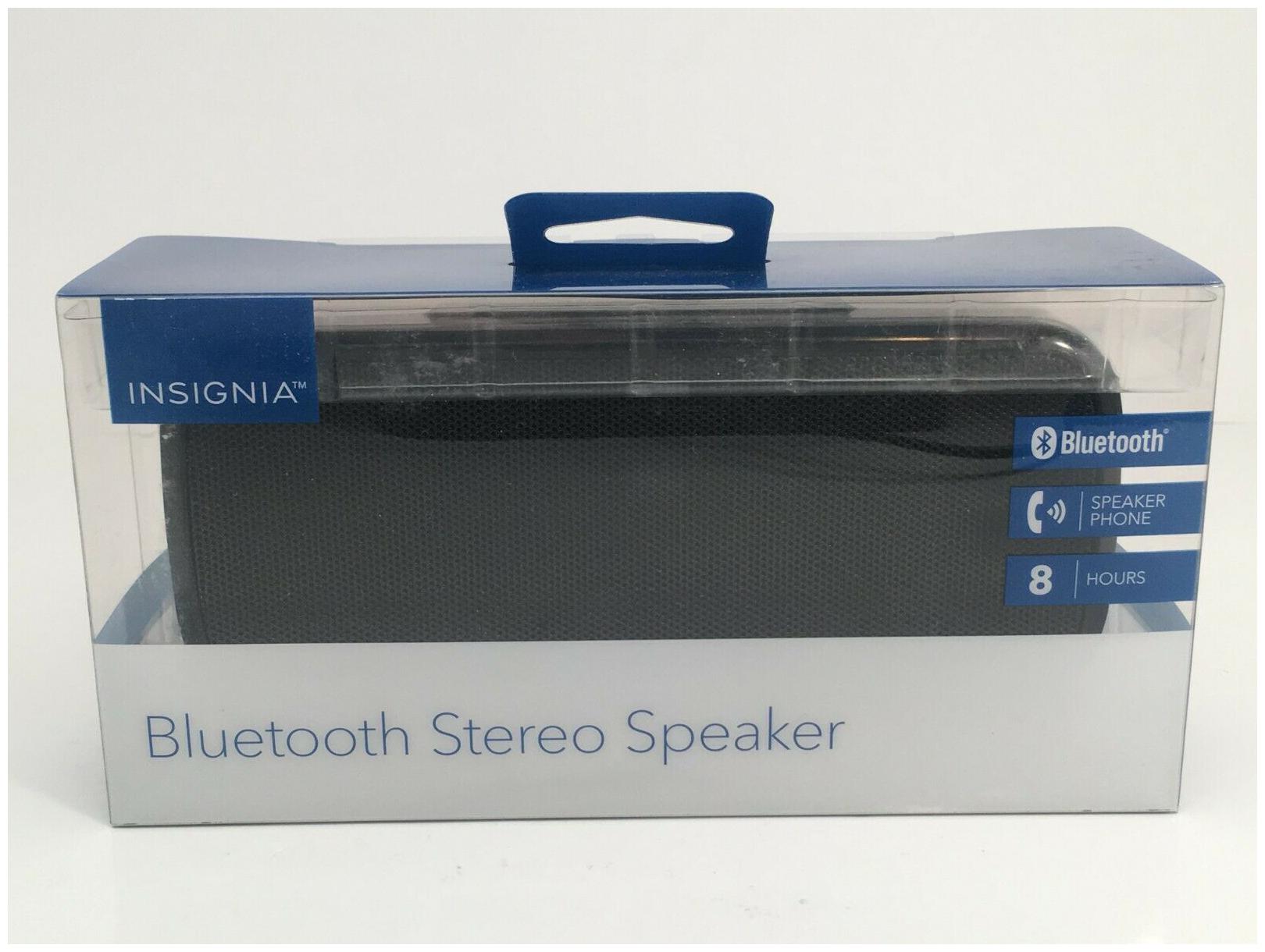 insignia portable bluetooth stereo speaker