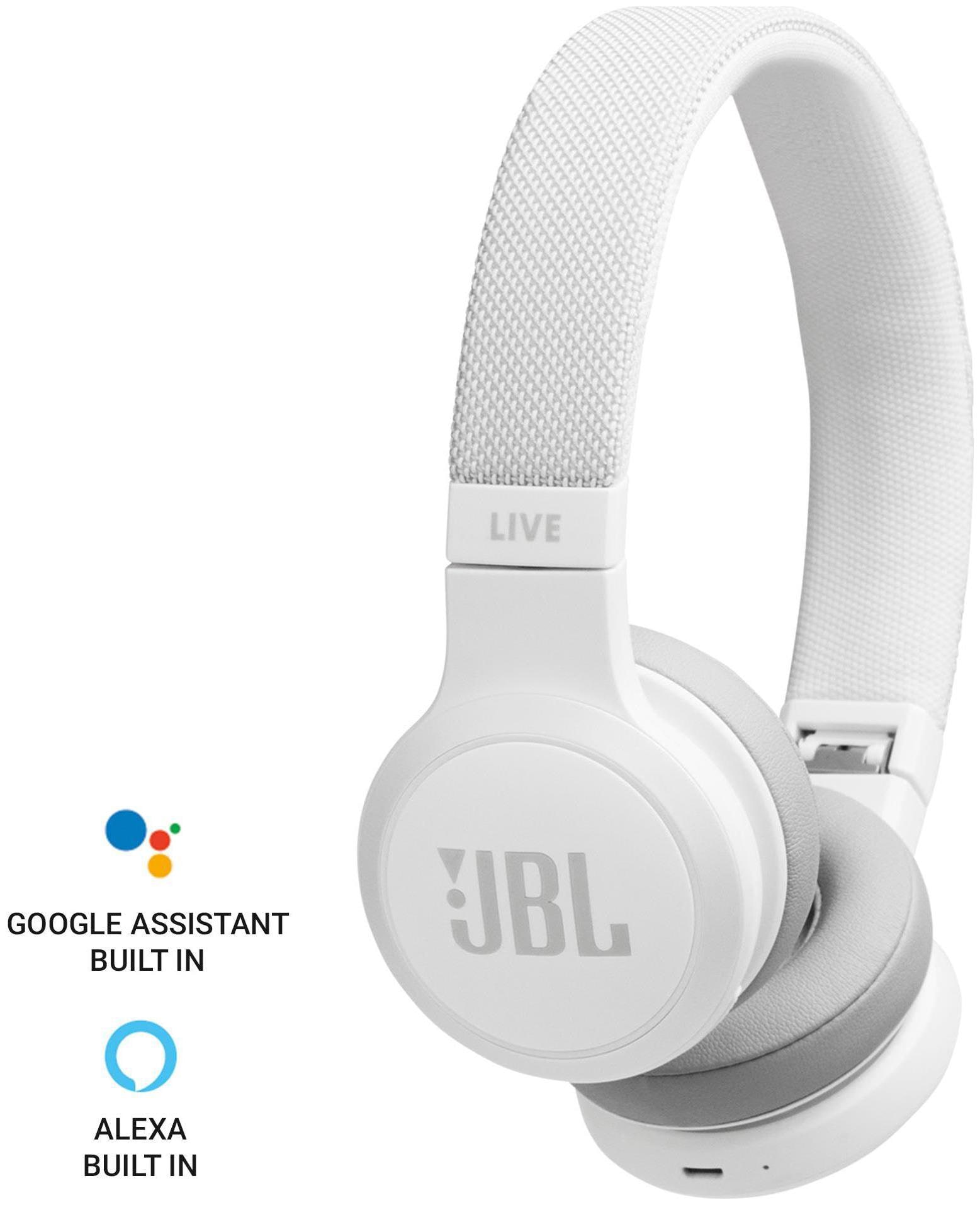 

JBL Live 400BT On-Ear Bluetooth Headset ( White )