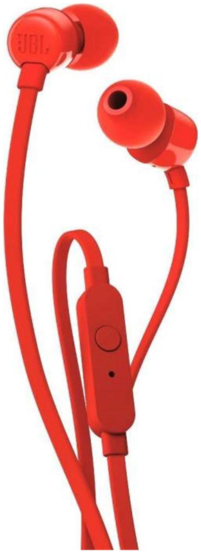 

JBL T110 In-Ear Wired Headphone ( Red )