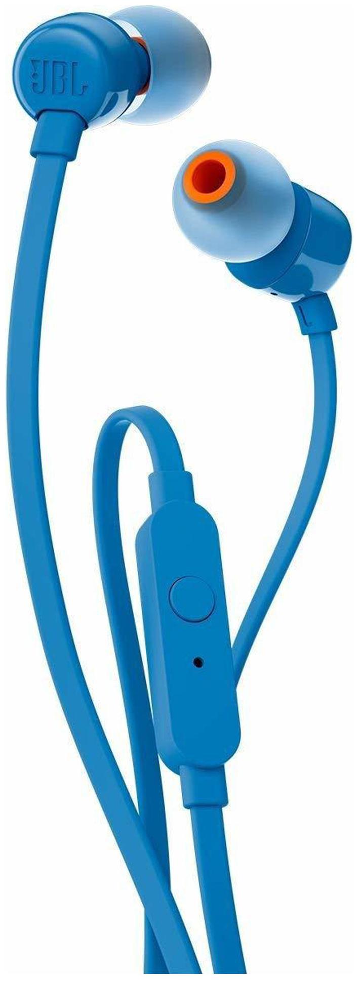 

JBL T110 In-Ear Wired Headphone ( Blue )
