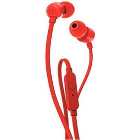 JBL T110 In Ear Headphones (Red)