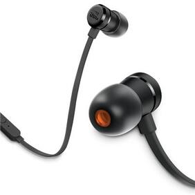 JBL T290 3.5mm Wired In-ear Earphones Stereo Dynamic Bass One Button Remote with Mic (Black) # Techshop