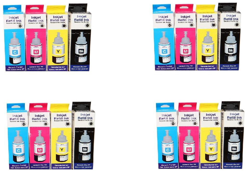 

Jk Toners Compatible With Epson L100 L110 L130 L200 L210 L220 L300 Multi Color Ink
