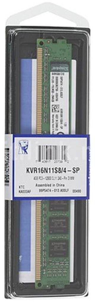 Kingston (KVR16N11S8/4-SP) 4GB DDR3 Desktop Ram Image