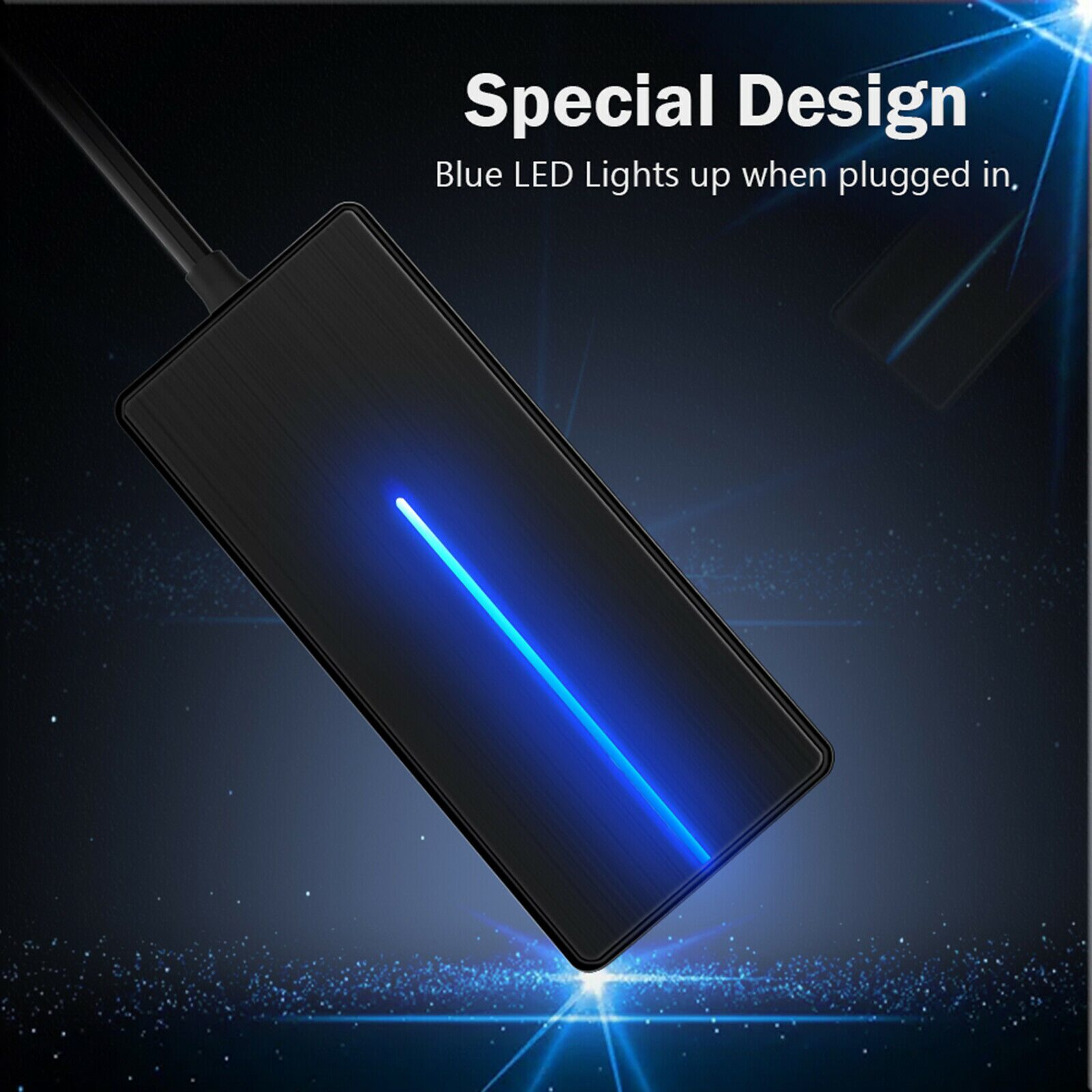 

Kootion 4 Port USB 3 0 Ultra TypeA Slim Data Hub Adapter Charger For TF SD Card