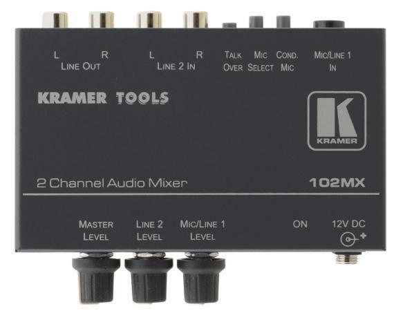

Kramer 102MX 2 Channel Stereo Audio Mixer