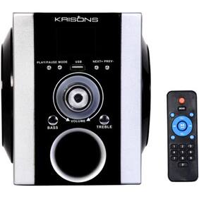 Krisons FNS003 2.0 Bluetooth Speaker (Black & Silver)