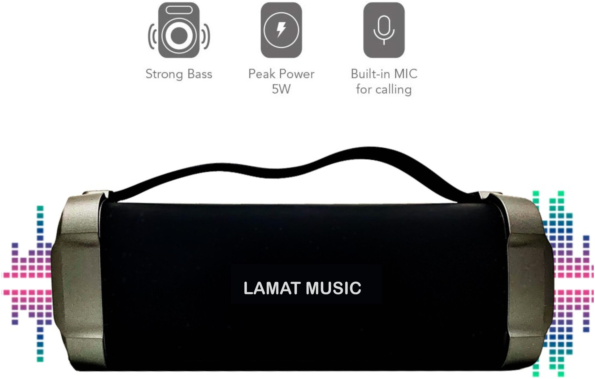 

LaMat Music DS-82 Bluetooth Portable speaker ( Assorted )