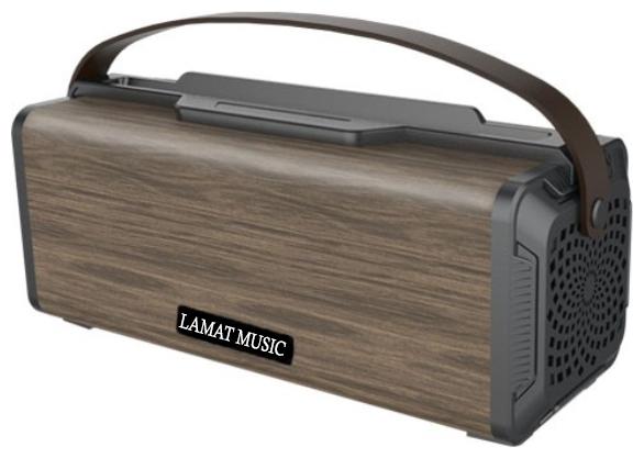 

LaMat Music DS-128 Bluetooth Portable speaker ( Brown )