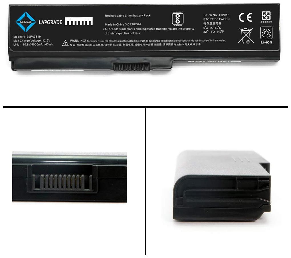 

Lapgrade Battery for Toshiba Portege M800 M801 M802 M803 Series