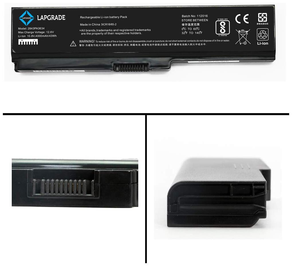

Lapgrade Battery for Toshiba Equium U400 Series Portege M800 M900 Series