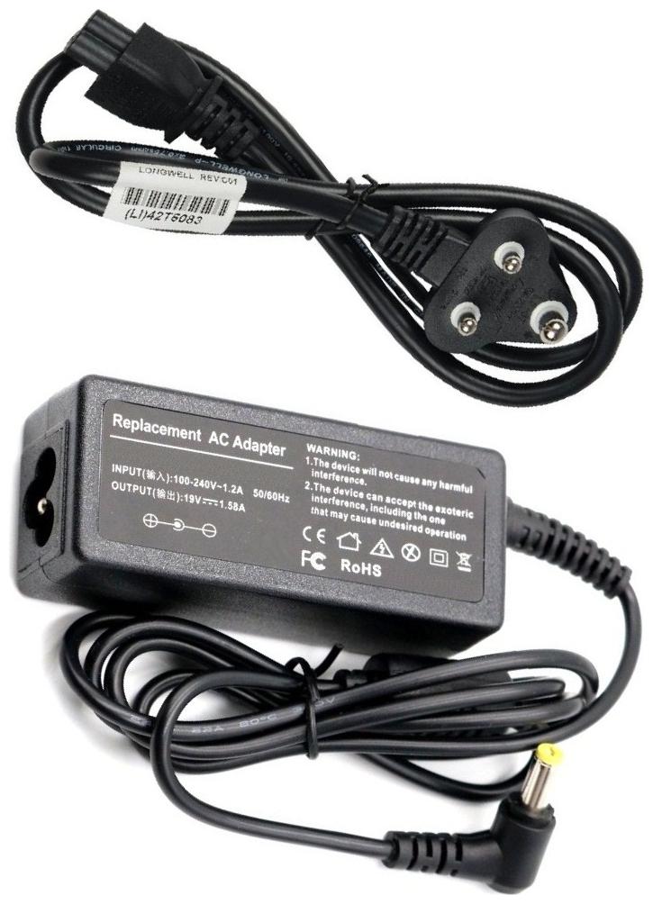 

Laplogix Replacement AC Adapter For Laptop Acer Aspire One D270-26DBB 19V 1 58A 30W With Power Cord