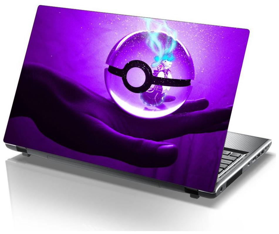 

Laptop Sticker (clear pokeball Surface Covering Area 38 1cm x 25 4cm (15 x 10 inch))