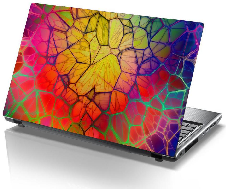 

Laptop Sticker (abstract color Surface Covering Area 38 1cmx25 4cm (15 x 10 inch))