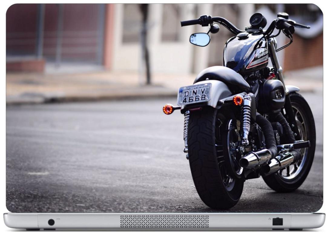 

Laptop Sticker (Black bike Surface Covering Area 38 1cmx25 4cm (15 x 10 inch))