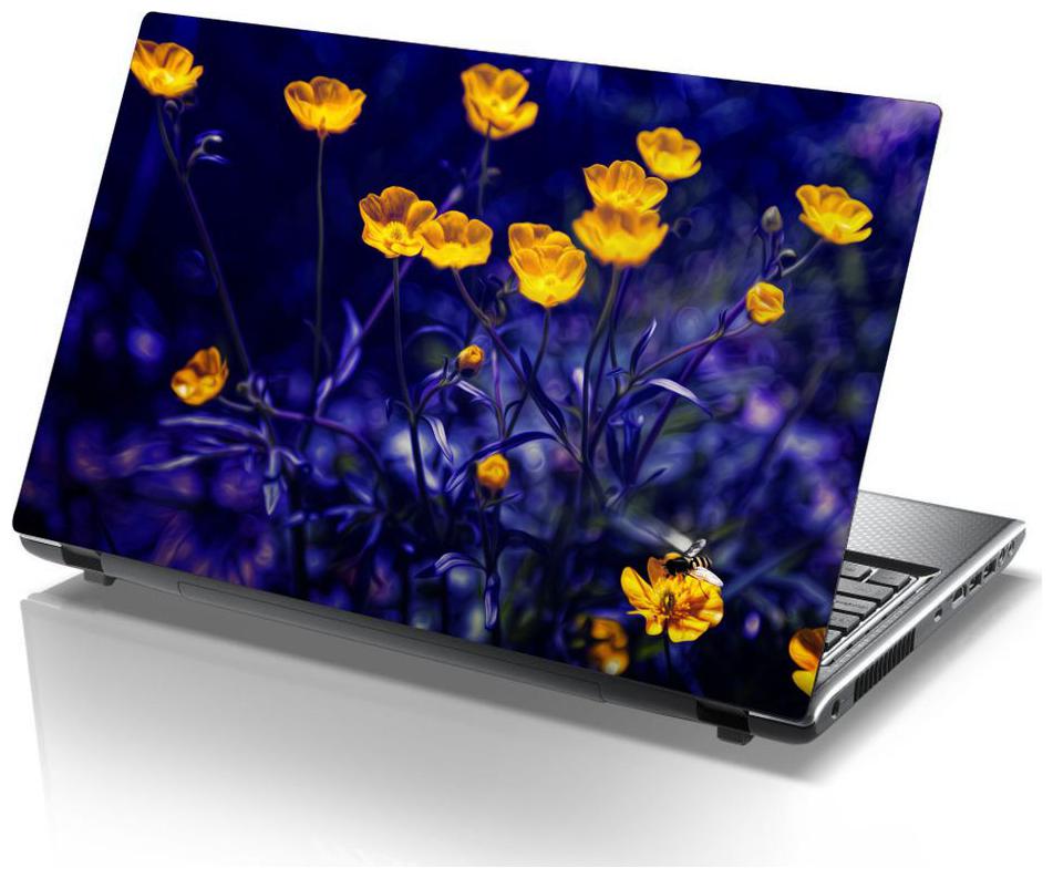 

Laptop Sticker (buttercups Surface Covering Area 38 1cm x 25 4cm (15 x 10 inch))