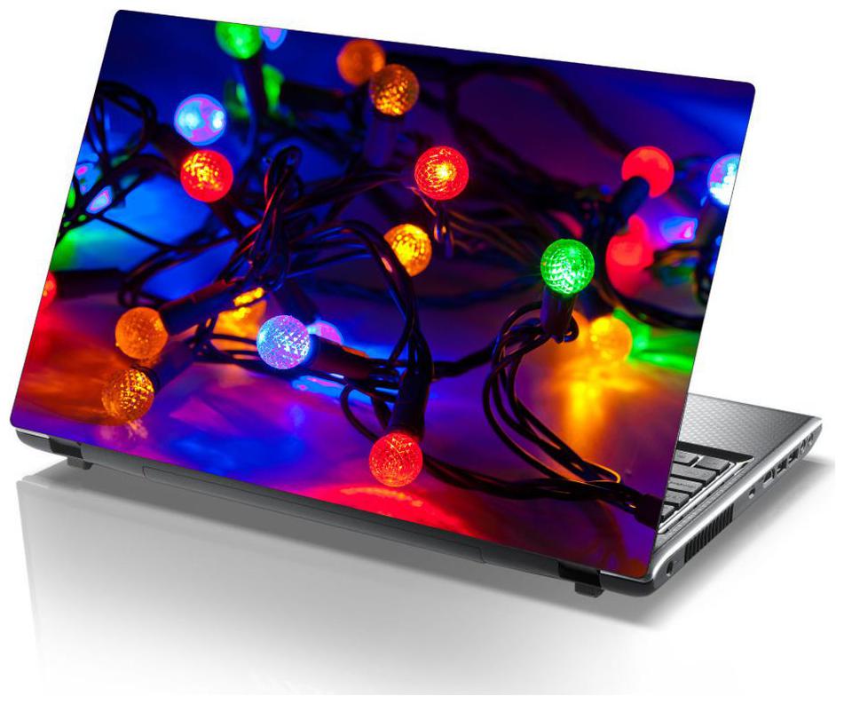 

Laptop Sticker (colorful christmas Surface Covering Area 38 1cm x 25 4cm (15 x 10 inch))