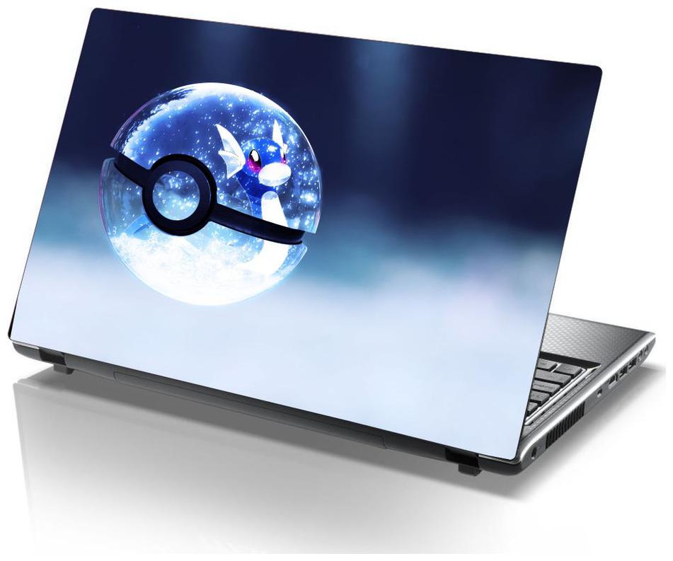 

Laptop Sticker (transparent pokeball Surface Covering Area 38 1cm x 25 4cm (15 x 10 inch))