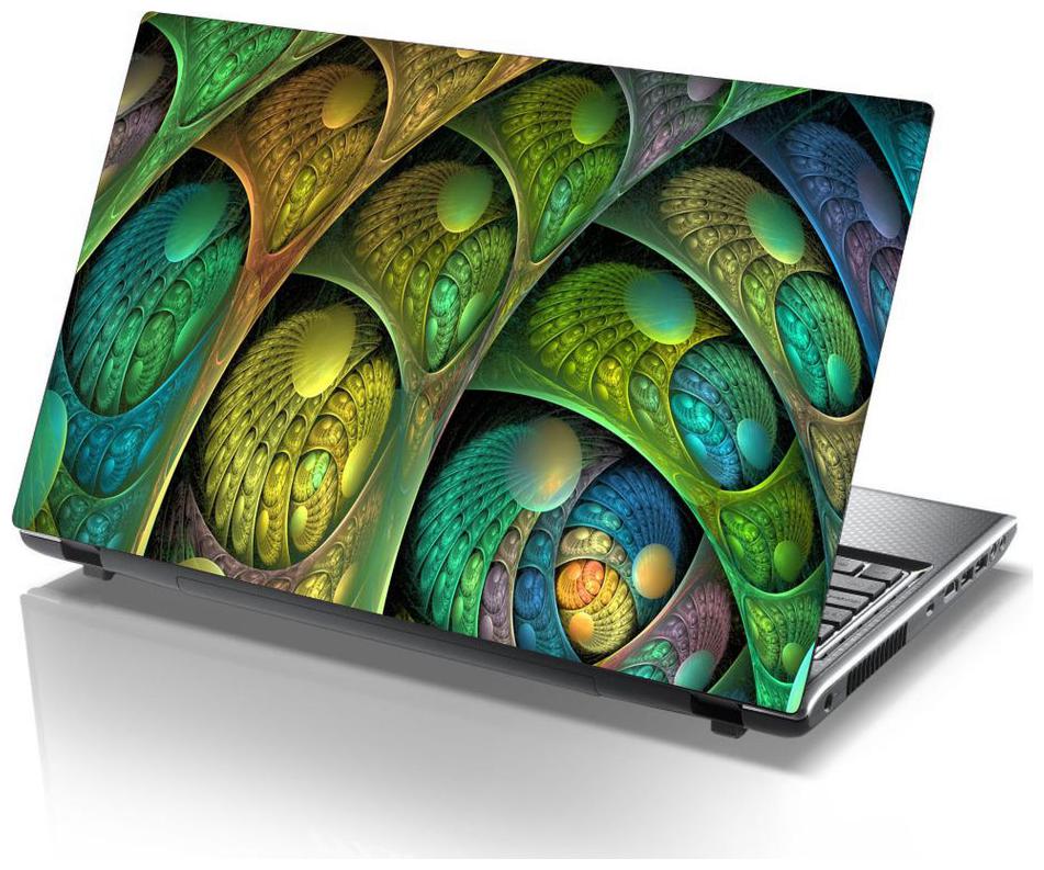 

Laptop Sticker (pecock pattern Surface Covering Area 38 1cm x 25 4cm (15 x 10 inch))