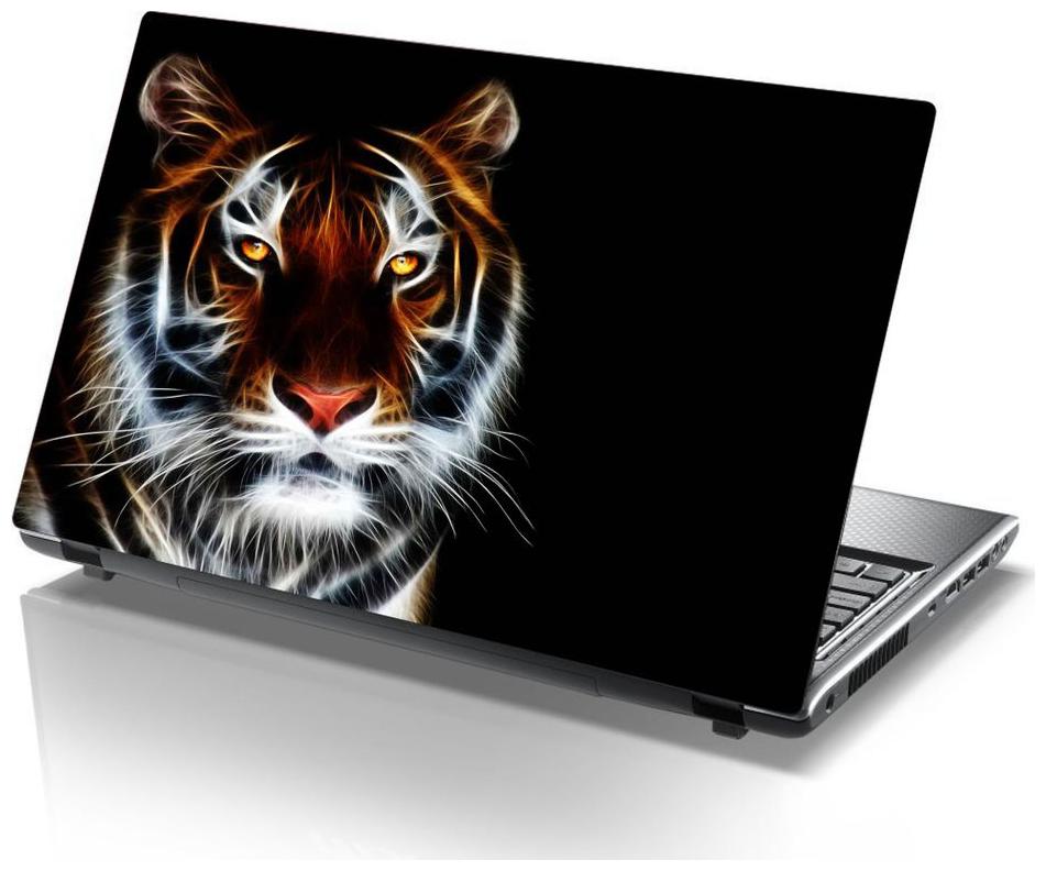 

Laptop Sticker (animated tiger Surface Covering Area 38 1cmx25 4cm (15 x 10 inch))
