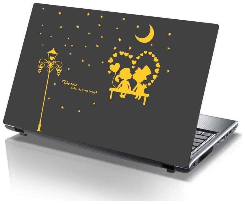 

Laptop Sticker (heart love Surface Covering Area 25 4cm x 15 24cm (10 x 6 inch))
