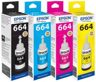 Buy Laser Printjet Epson Compatible T664 Series For L 120 L220 L360 Multi Color Ink Black Magenta Yellow Cyan Online At Low Prices In India Paytmmall Com