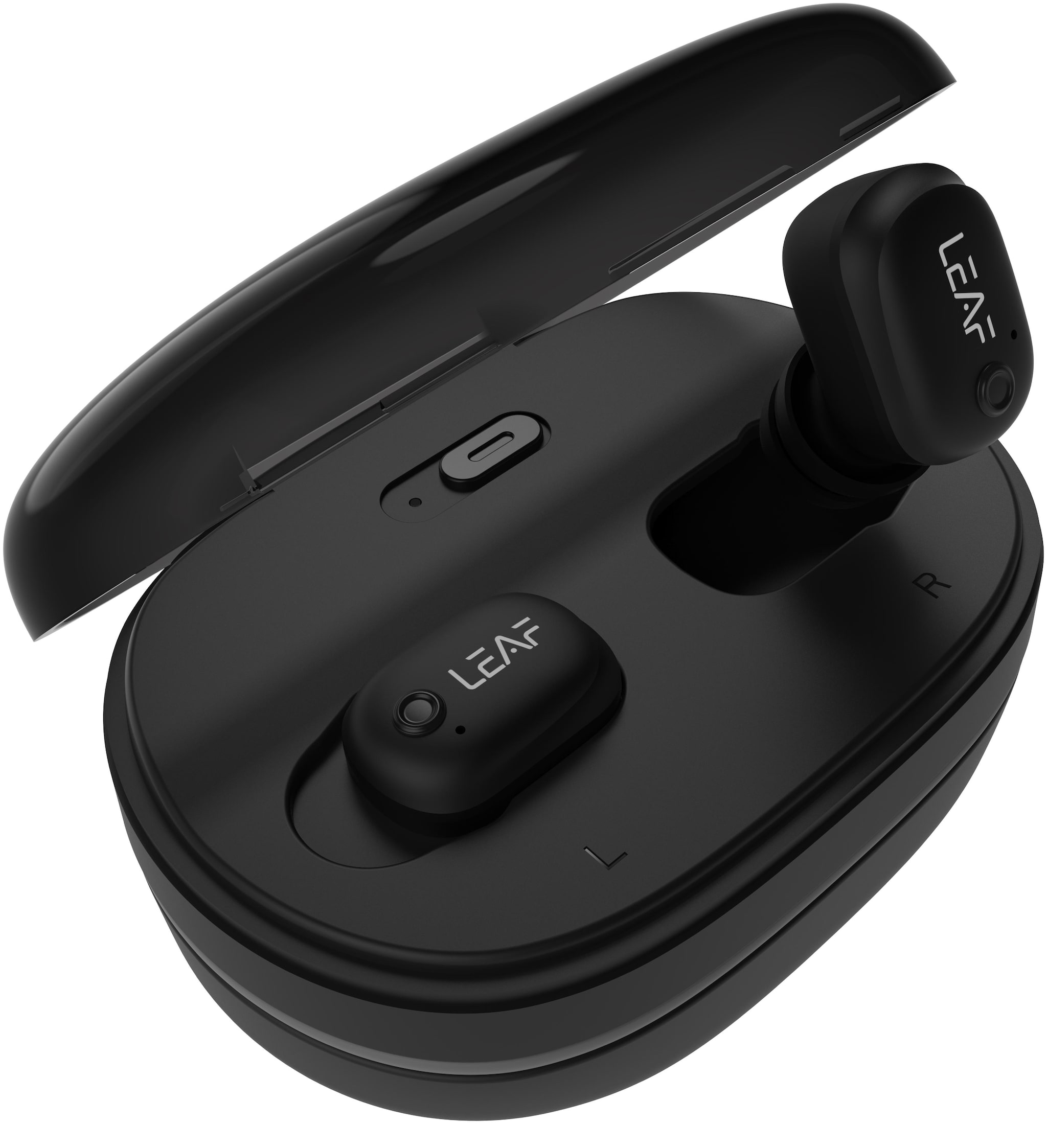 

Leaf bud TWS In-Ear Bluetooth Headset ( Black )