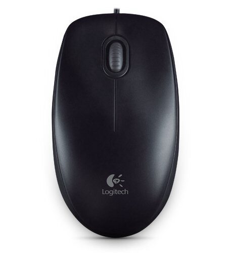 

Logitech Mouse M100r - Black - AP Wired Mouse ( Black )