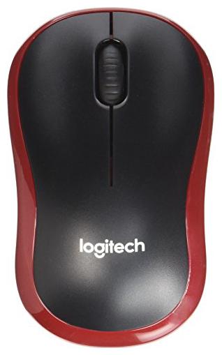 

Logitech Wireless Mouse M185 - Red - AP Wireless Mouse ( Red )