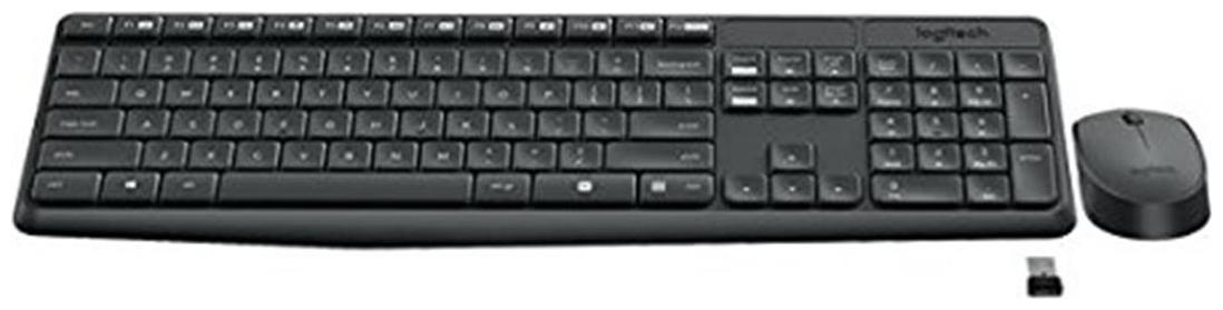 Logitech Mk235 Wireless Keyboard Mouse Set Black by JMD INFOTECH PVT LTD