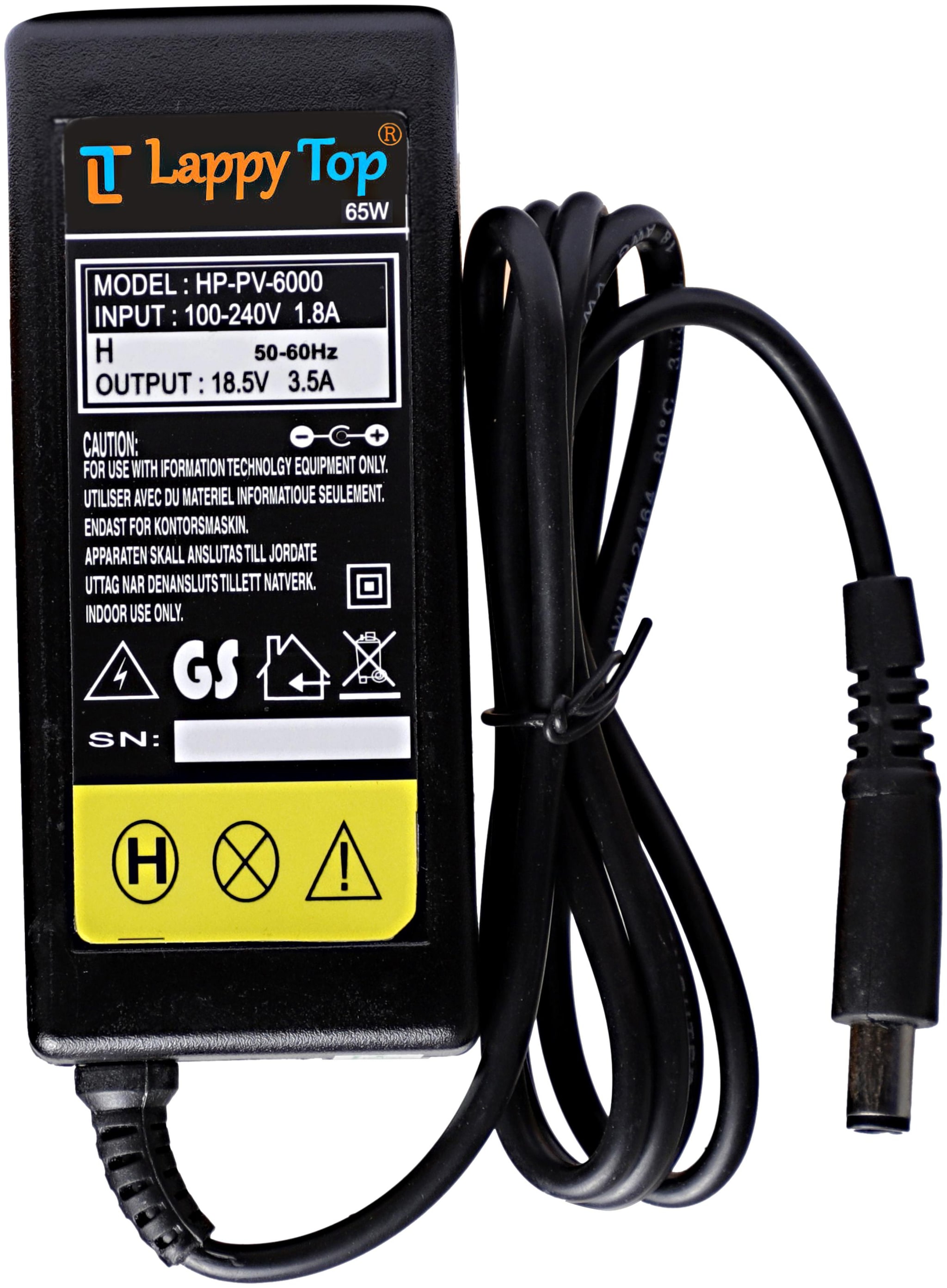 

Lt Lappy Top Laptop Adapter Charger Compatible For HP 65W 18 5V 3 5A Smart Pin Pavilion DV8002ea Pavilion DV8005ea Pavilion DV8010ea