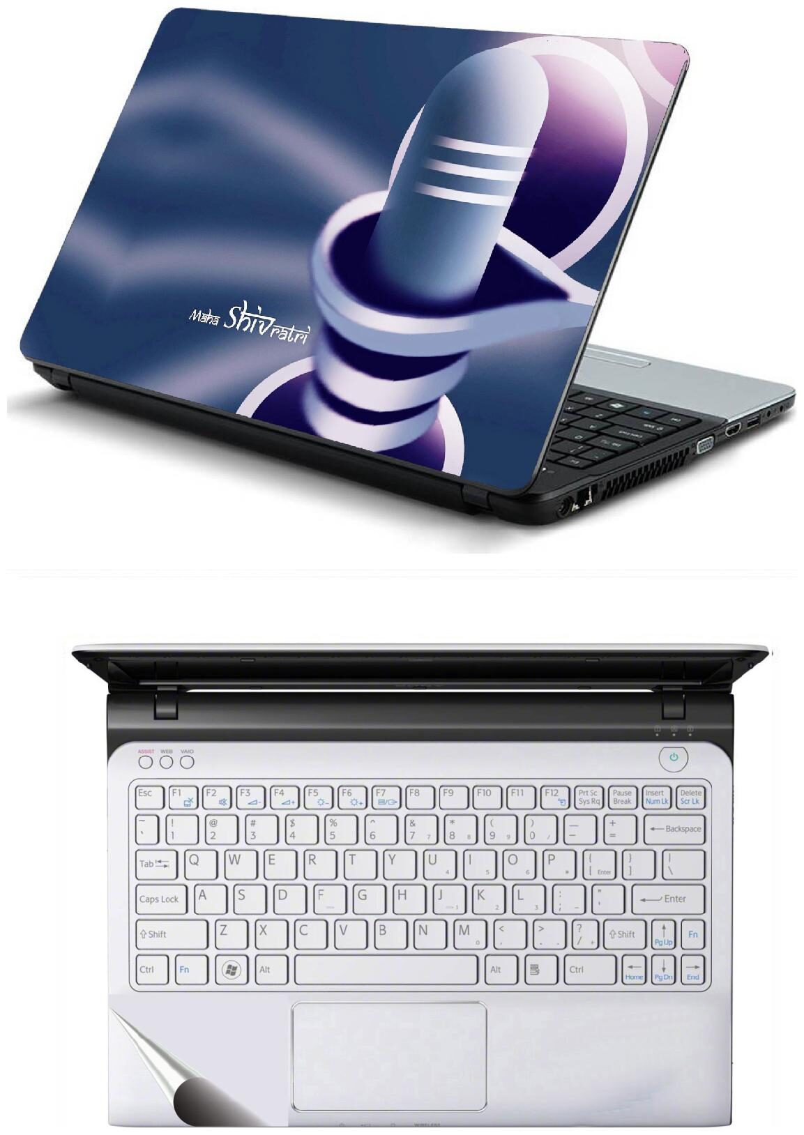 

Mahadev Laptop Skin with Palmrest Skin for All Laptop - Notebook
