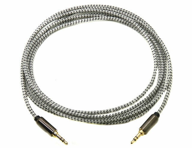 

MediaBridge 8 Ft Black Tangle-Resistant 3 5mm Male Audio Cable MPC-35-8TWH BK