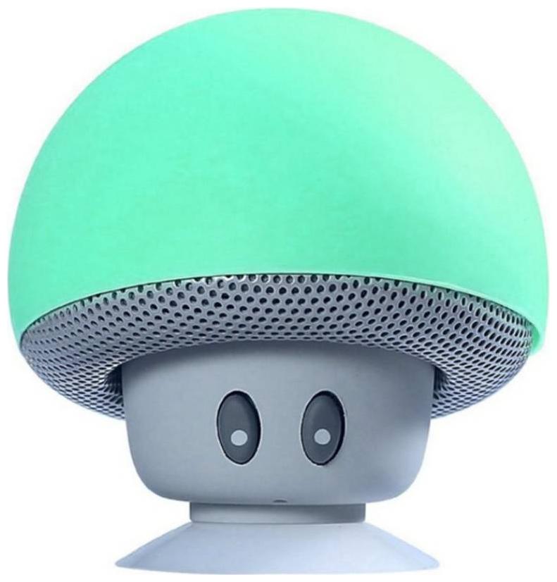 mendly Mini Bluetooth Wireless Portable Mushroom Speaker with Sucker Function 3 W Bluetooth Speaker White, Mono Channel