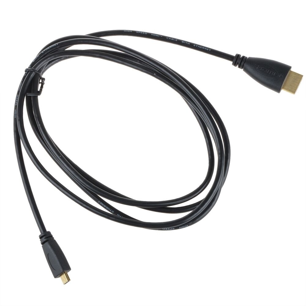 

Micro HDMI 1080P A V HD TV Video Cable Cord Lead For Nextbook 8 NX785QC8G Tablet