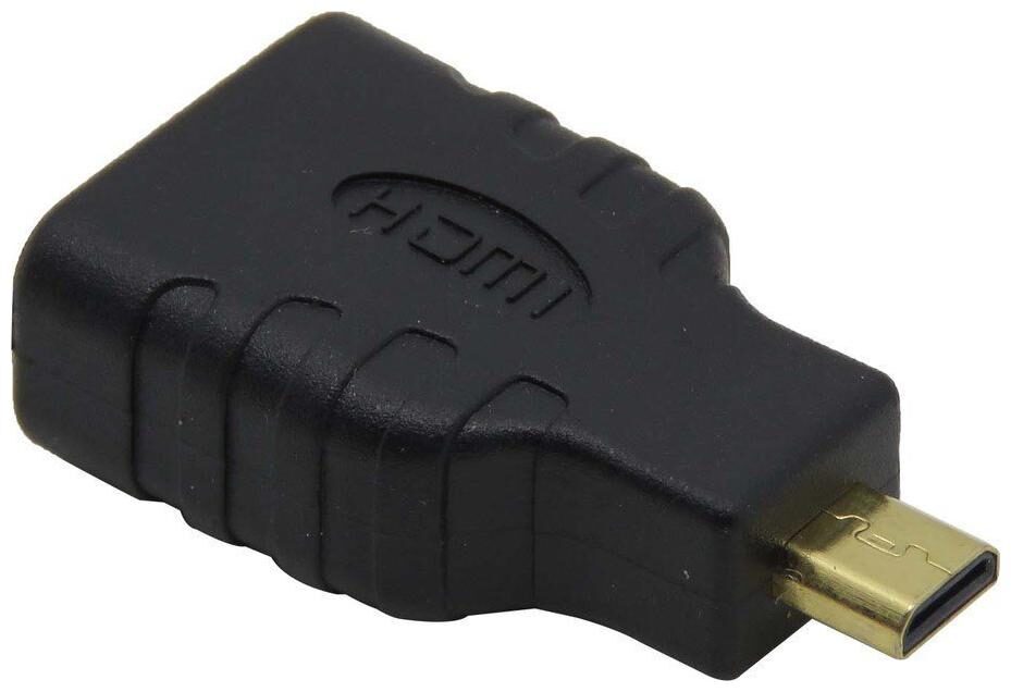 

Micro HDMI Adapter Gold Plated Micro HDMI to HDMI Male to Female Adapter (SET OF 2 HDMI TYPE D ADAPTER )