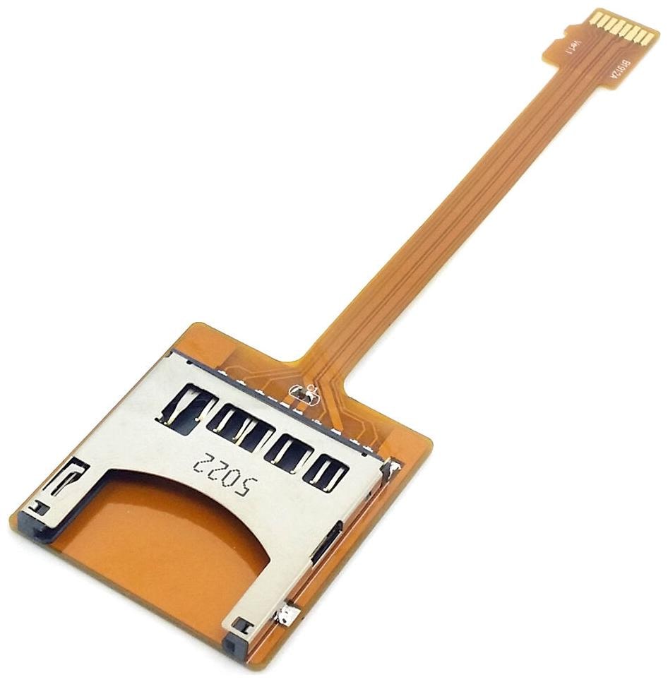 

Micro SD TF Memory Card Kit Male to SD Female Extension Flat FPC Cable Extender