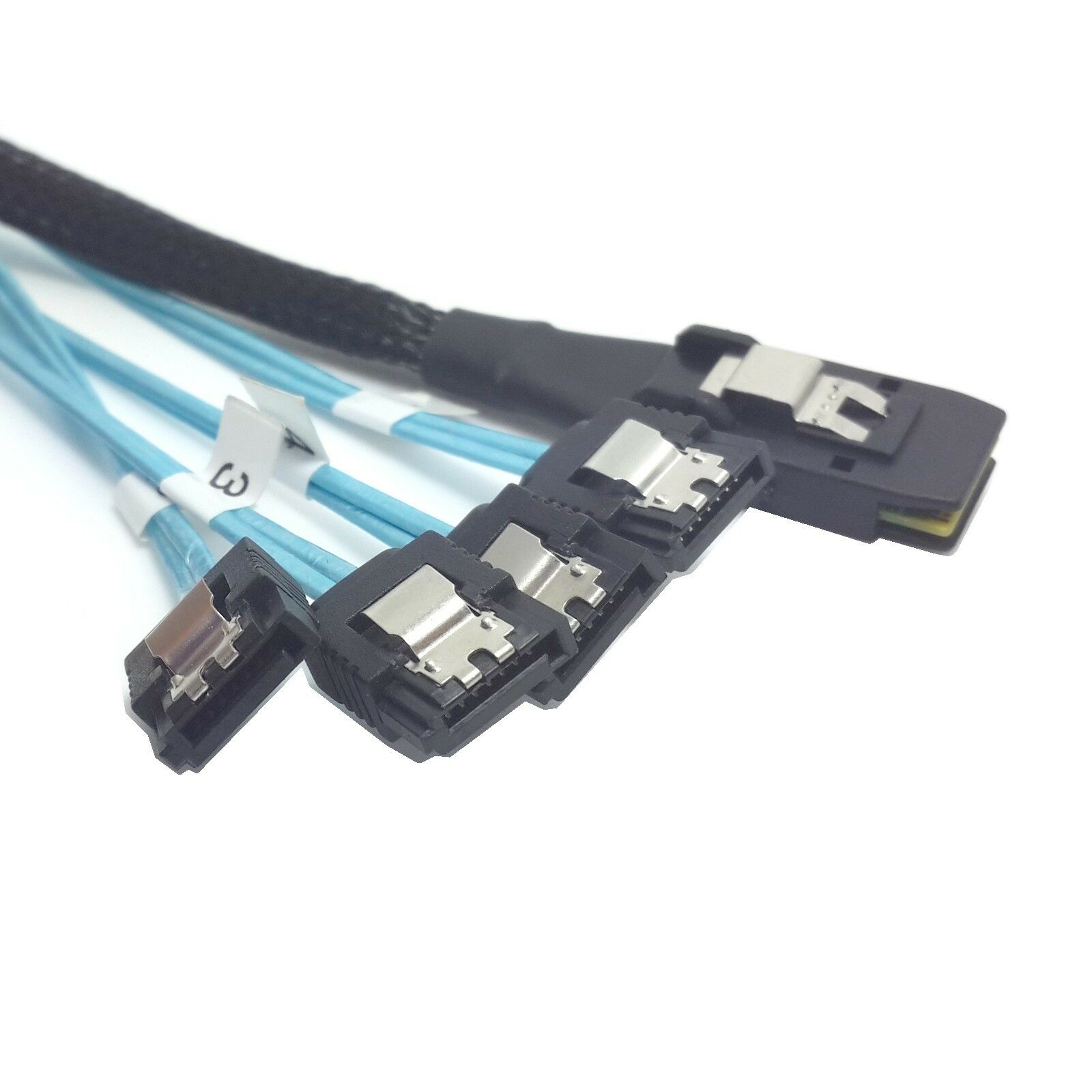 

Mini SAS 36PIN SFF-8087 host to 4 SATA 7Pin target Hard Disk Raid Cable 100cm
