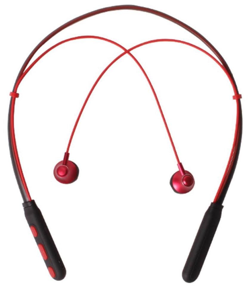 

CHG V21 Wireless Sports Stereo Neckband With Mic Compatible With Samsung Galaxy J8 Red