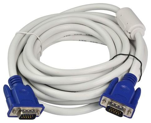 

Mograb VGA To VGA 20 Meter Cable Male To Male 15 Pin Computer Monitor Projector Pc Tv Cord