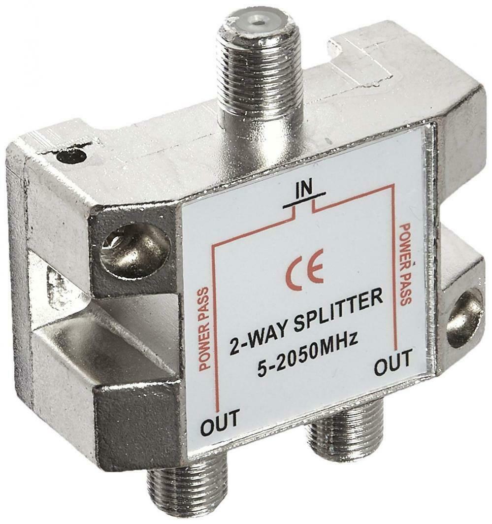 

Morris 45034 2 Way Splitters with Ground Block Satellite 5-2050 MHz
