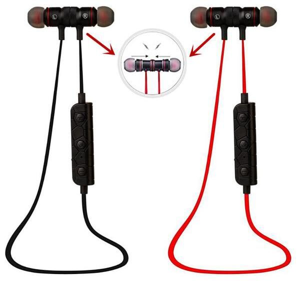 

MS TRADING COMPANY Magnetic In-Ear Bluetooth Headset ( Assorted )