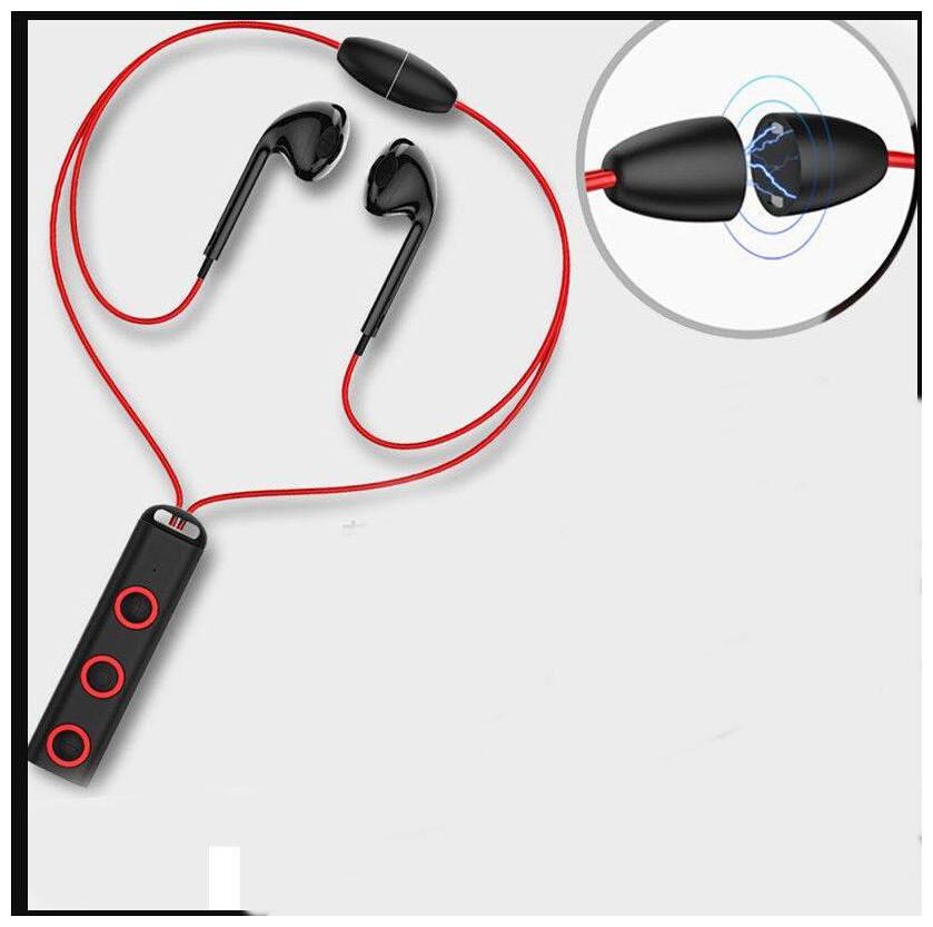 

QUXXA V25 In-Ear Bluetooth Headset ( Red )