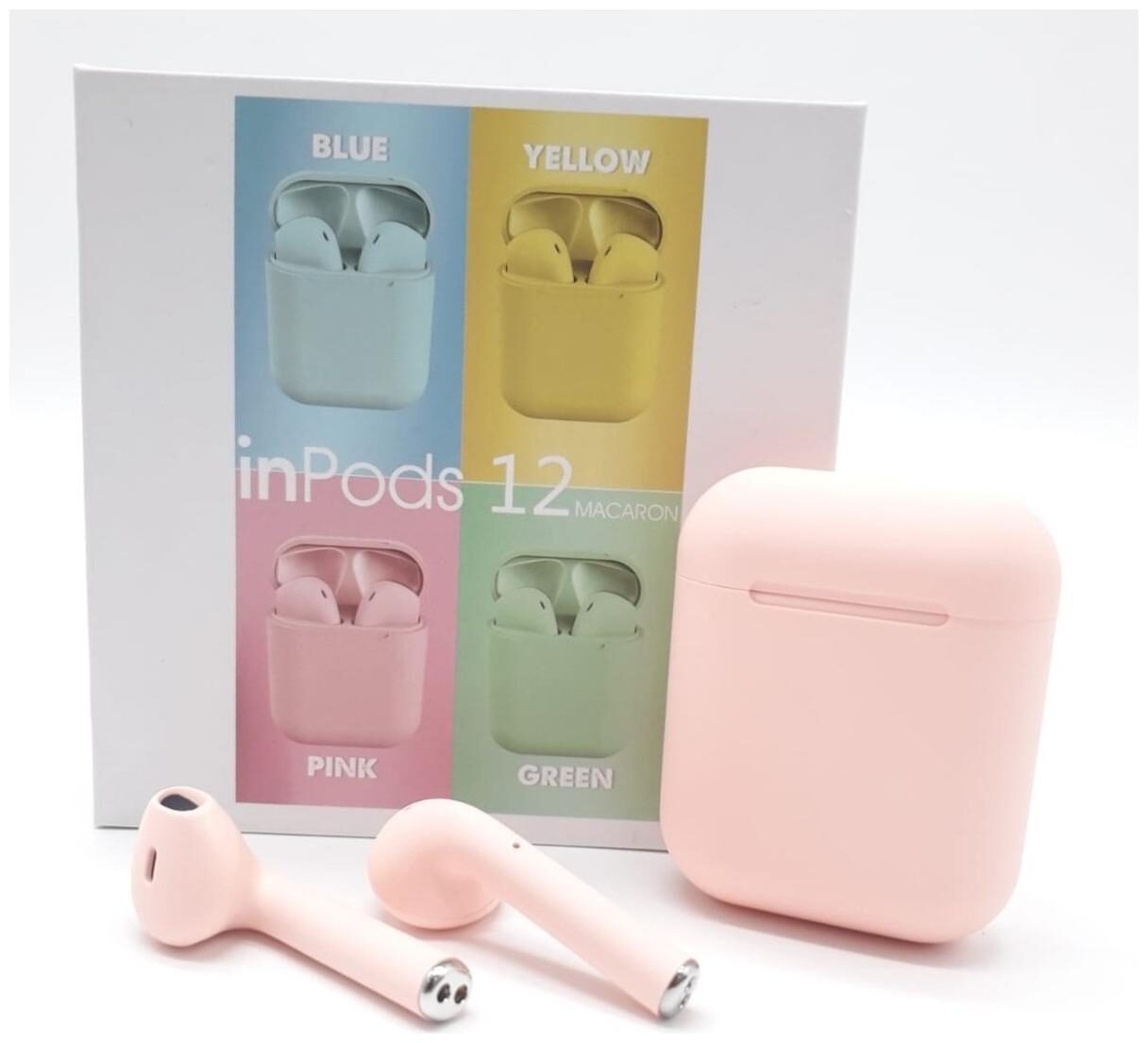 

QUXXA InPods-12 In-Ear Bluetooth Headset ( Pink )