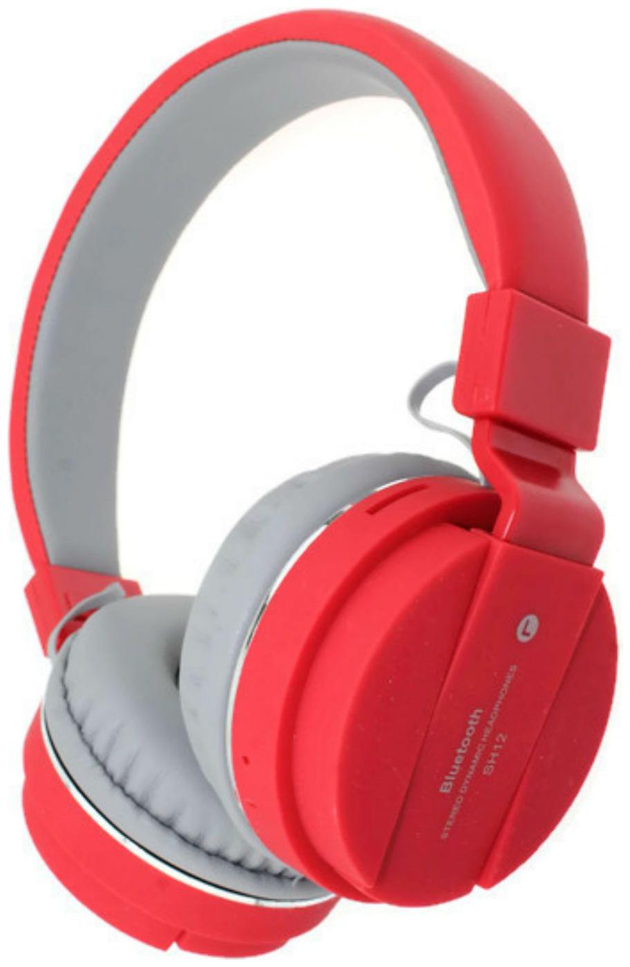 

QUXXA SH12 Over-Ear Bluetooth Headset ( Red )