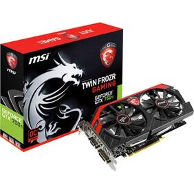 MSI NVIDIA GTX 750 2 GB GDDR5 Graphics Card