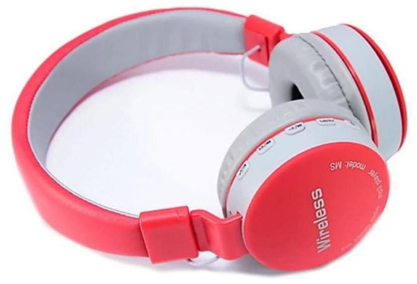 

QUXXA MS-881A Over-Ear Bluetooth Headset ( Red )