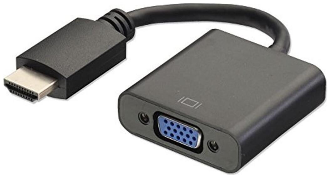 

My Style Hdmi To Vga Converter Adapter Cable - The Simplest Converter (Black)