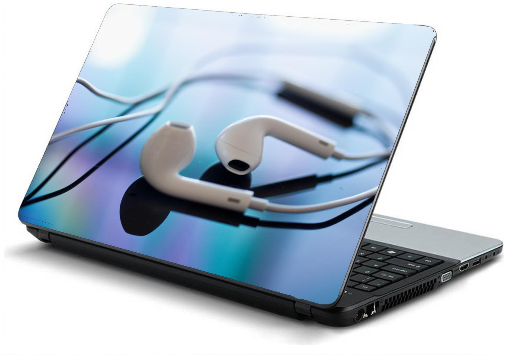 

Namo Arts Apple Heaphone Laptop Skin Stickers for HP-Dell-Lenovo-Acer-Asus 15 6 inch Laptops Notebooks
