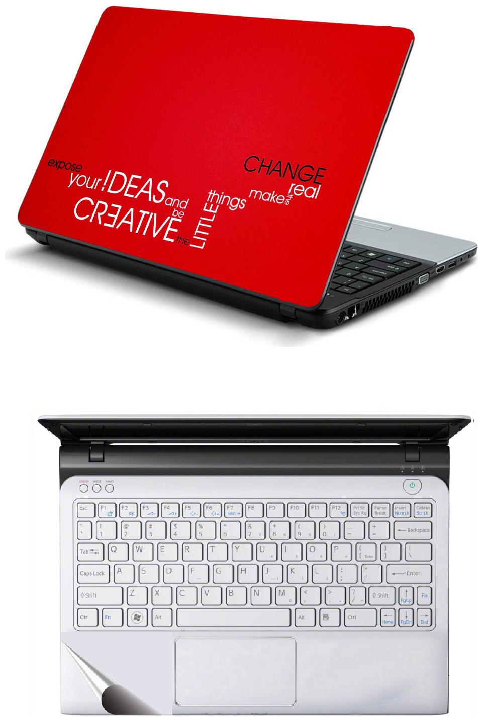 

Namo Arts Combo of Laptop Skins 15 6 inch Stickers with Laptop TrackPad Skin for All Laptop - Notebook PTMHQ10038 Be Creative